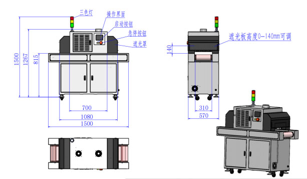 200*30mm uvled面光源尺寸規(guī)格